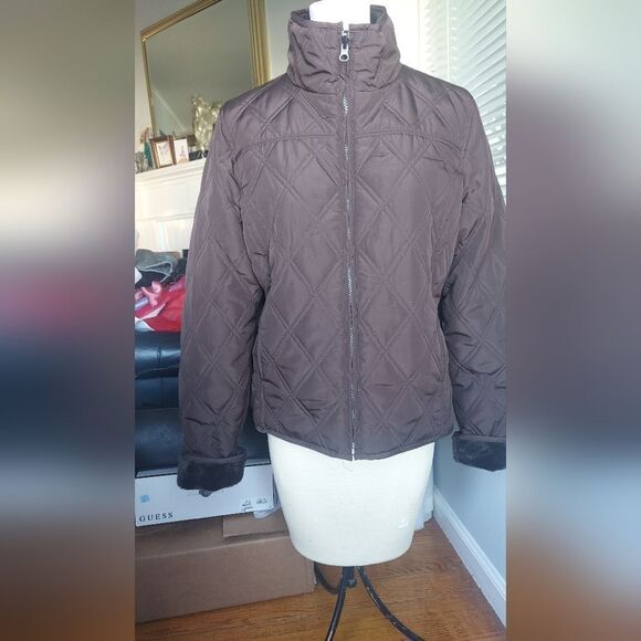 WEATHERPROOF GARMENT COMPANY REVERSIBLE JACKET LADIES SIZE M - Picture 2 of 8